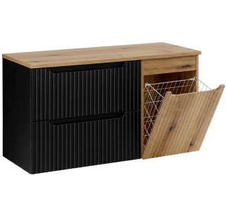 NOVA BLACK 82-100-B3-DE skrinka pod umývadlo s košom 100 cm