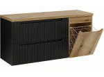 NOVA BLACK 82-120-B3-DE skrinka pod umývadlo s košom 120 cm NOVA BLACK 82-120-B3-DE skrinka pod umývadlo s košom 120 cm