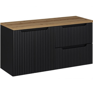 NOVA BLACK 82-120-DD skrinka pod umývadlo 120 cm