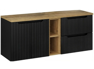 NOVA BLACK 82-140-B2-DE skrinka pod umývadlo 140 cm