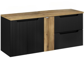 NOVA BLACK 82-140-DD skrinka pod umývadlo 140 cm NOVA BLACK 82-140-DD skrinka pod umývadlo 140 cm