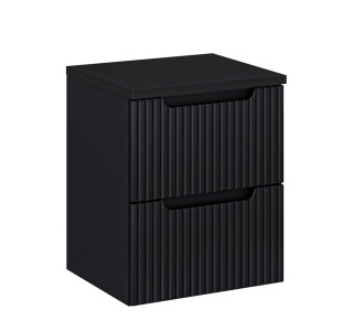 NOVA BLACK 82-50-2S-DC skrinka pod umývadlo 50 cm