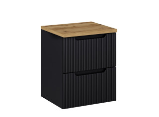 NOVA BLACK 82-50-2S-DD skrinka pod umývadlo 50 cm NOVA BLACK 82-50-2S-DD skrinka pod umývadlo 50 cm