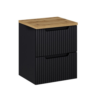 NOVA BLACK 82-50-2S-DD skrinka pod umývadlo 50 cm