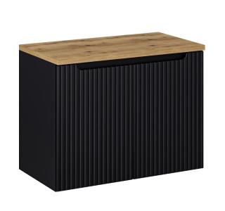 NOVA BLACK 82-80-2D-DD skrinka pod umývadlo 80 cm