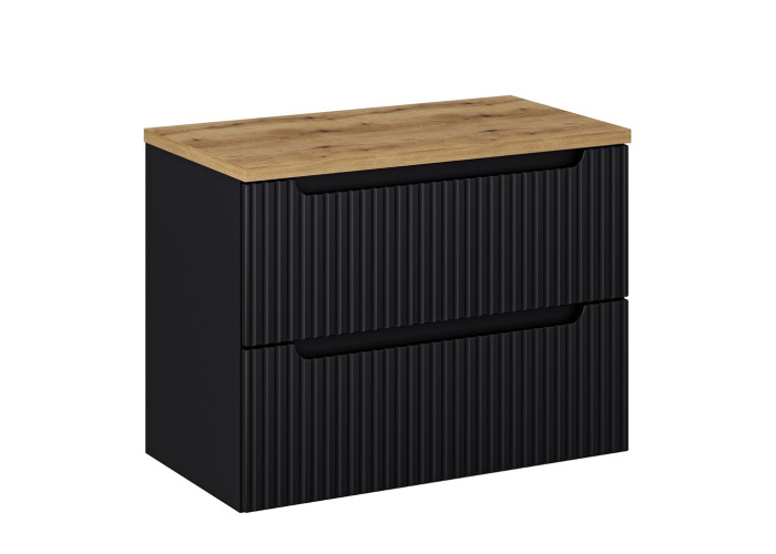 NOVA BLACK 82-80-2S-DD skrinka pod umývadlo 80 cm NOVA BLACK 82-80-2S-DD skrinka pod umývadlo 80 cm