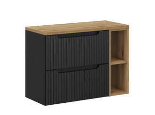 NOVA BLACK 82-80-B2-DE skrinka pod umývadlo 80 cm