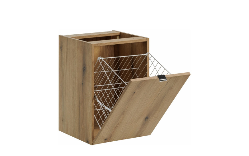 NOVA dub 81-40-1DK kúpeľňová skrinka s košom 40 cm