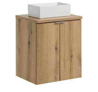 NOVA dub 82-50-2D-DDU skrinka s  umývadlom 50 cm