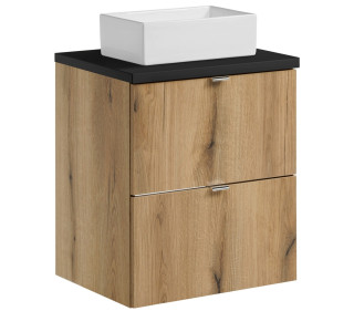 NOVA dub 82-50-2S-DCU skrinka s  umývadlom 50 cm