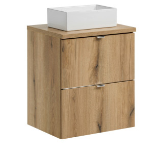 NOVA dub 82-50-2S-DDU skrinka s  umývadlom 50 cm