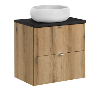 NOVA dub 82-60-2S-DCU skrinka s umývadlom 60 cm