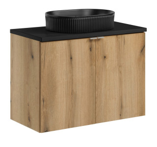 NOVA dub 82-80-2D-DCU skrinka s umývadlom 80 cm