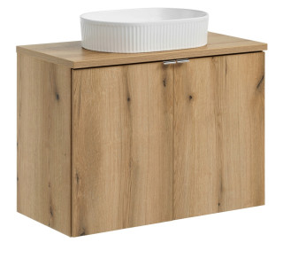 NOVA dub 82-80-2D-DDU skrinka s umývadlom 80 cm