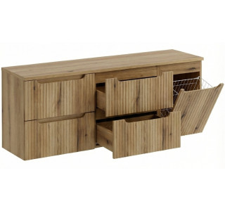 NOVA dub evoke 82-160-2 skrinka pod umývadlo 160 cm