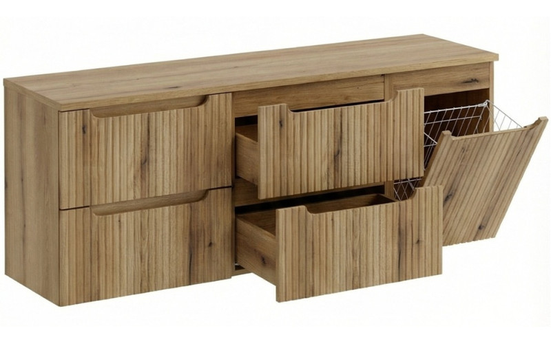 NOVA dub evoke 82-160-2 skrinka pod umývadlo 160 cm