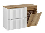 NOVA WHITE 82-100-W3-DE skrinka s výklopným košom 100 cm