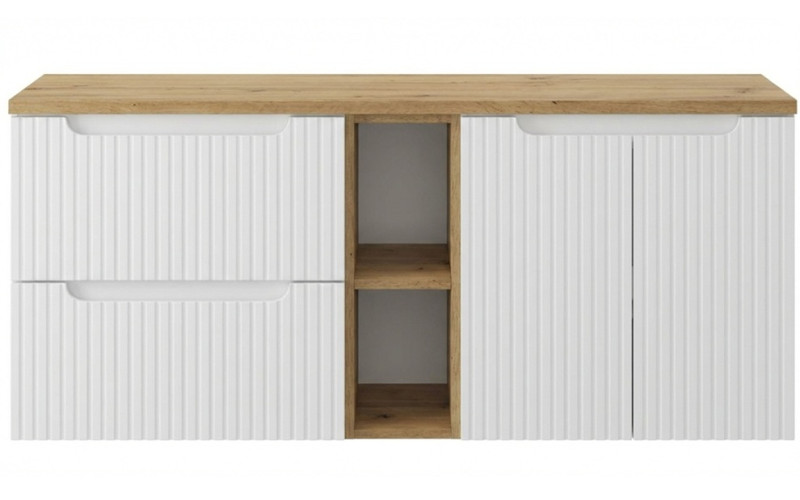 NOVA WHITE 82-140-W2-DE skrinka pod umývadlo 140 cm