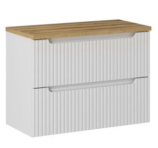 NOVA WHITE 82-80-2S-DD skrinka pod umývadlo 80 cm