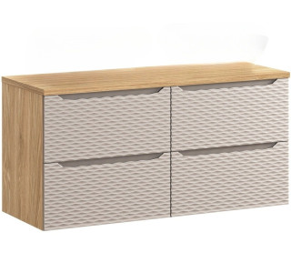 OCEAN Beige 82-120-60-60-4S-D skrinka pod umývadlo 120 cm