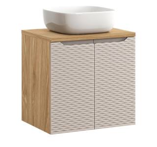 OCEAN Beige 82-60-2D-DU skrinka s umývadlom 60 cm