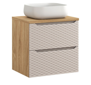 OCEAN Beige 82-60-2S-DU skrinka s umývadlom 60 cm