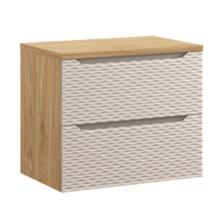 OCEAN Beige 82-70-2S-D skrinka pod umývadlo 70 cm