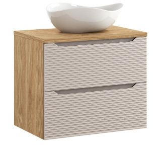 OCEAN Beige 82-70-2S-DU skrinka s umývadlom 70 cm