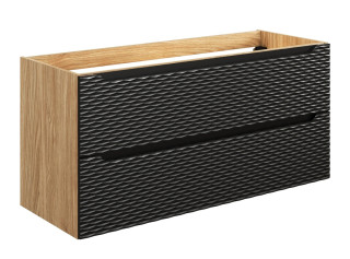 OCEAN Black 82-120-2S skrinka pod umývadlo 120 cm OCEAN Black 82-120-2S skrinka pod umývadlo 120 cm