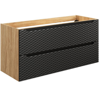 OCEAN Black 82-120-2S skrinka pod umývadlo 120 cm