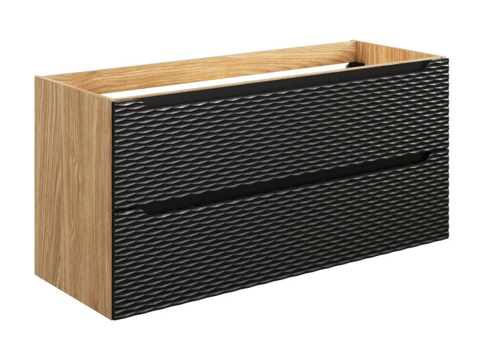 OCEAN Black 82-120-2S skrinka pod umývadlo 120 cm OCEAN Black 82-120-2S skrinka pod umývadlo 120 cm