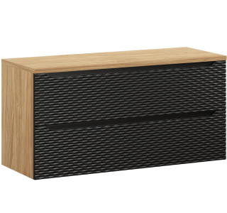 OCEAN Black 82-120-2S-D skrinka pod umývadlo 120 cm