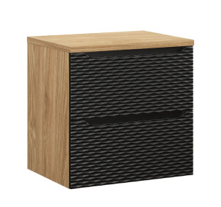 OCEAN Black 82-60-2S-D skrinka pod umývadlo 60 cm