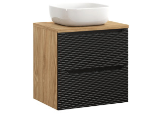 OCEAN Black 82-60-2S-DU skrinka s umývadlom 60 cm OCEAN Black 82-60-2S-DU skrinka s umývadlom 60 cm