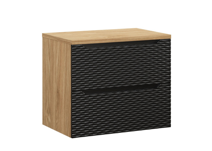 OCEAN Black 82-70-2S-D skrinka pod umývadlo 70 cm