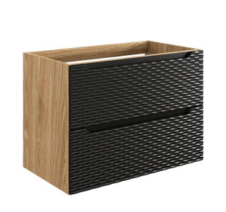 OCEAN Black 82-80-2S skrinka pod umývadlo 80 cm