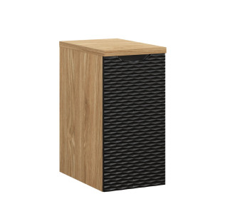 OCEAN Black 81-30-1D-D závesná skrinka do kúpelne 30 cm