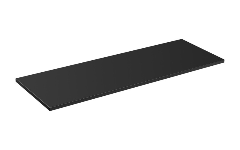 Doska pod umývadlo 160x46 cm Čierna matná