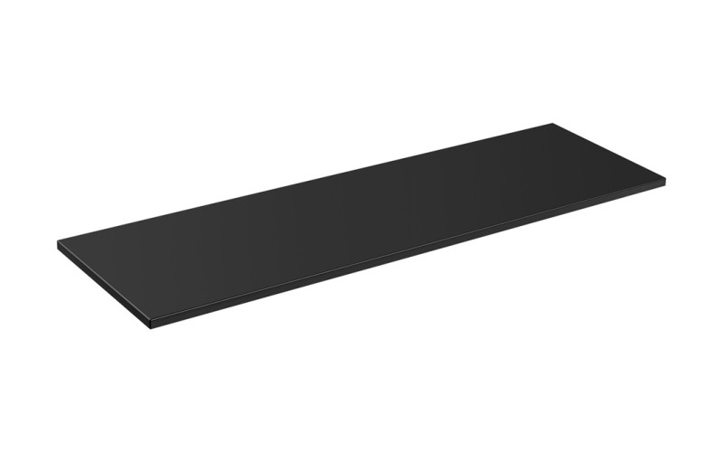 Doska pod umývadlo 180x46 cm Čierna matná