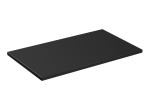 Doska pod umývadlo 80x46 cm Čierna matná