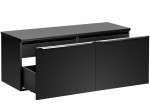 SANTA FE black 82-120-DC skrinka pod umývadlo 120 cm