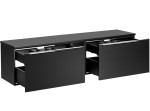 SANTA FE black 82-180-DC skrinka pod umývadlo 180 cm