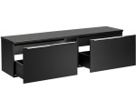 SANTA FE black 82-180-DC skrinka pod umývadlo 180 cm