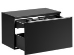 SANTA FE black 82-80-2S-DC skrinka pod umývadlo 80 cm