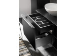 SANTA FE black 82-80-B-2S skrinka pod umývadlo 80 cm