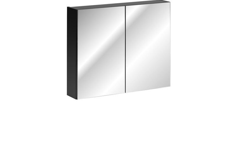 SANTA FE black 84-80-2D skrinka so zrkadlom 80 cm