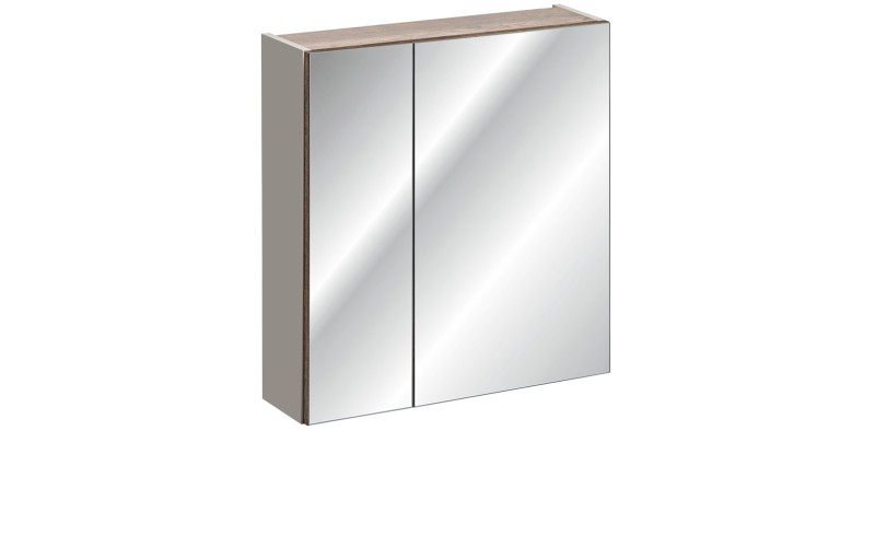 SANTA FE Taupe 84-60-2D skrinka so zrkadlom 60 cm