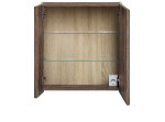 SANTA FE Taupe 84-60-2D skrinka so zrkadlom 60 cm