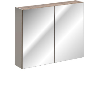 SANTA FE Taupe 84-80-2D skrinka so zrkadlom 80 cm
