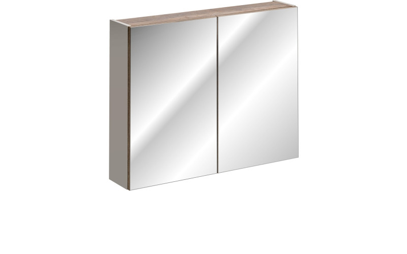 SANTA FE Taupe 84-80-2D skrinka so zrkadlom 80 cm